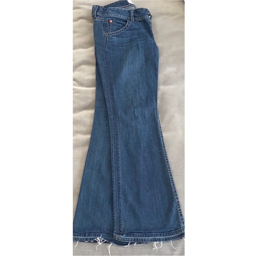 HUDSON signature flare jeans with flap pocket